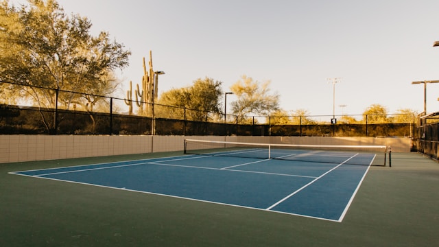 Lapangan tenis outdoor clay court di ONOSANT