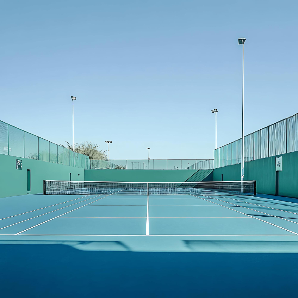 Lapangan tenis indoor hard court di ONOSANT